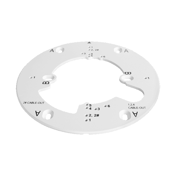 Digital Watchdog DWC-GPLT-W Converter plate for electronic gang box - white