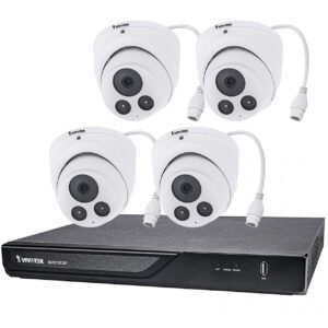 Vivotek ND9323P-2TB-4IT60 H.265 NVR,2TBHDD,8PoEPorts,4xIT9360-H 2MP30MIR OutdrTurret