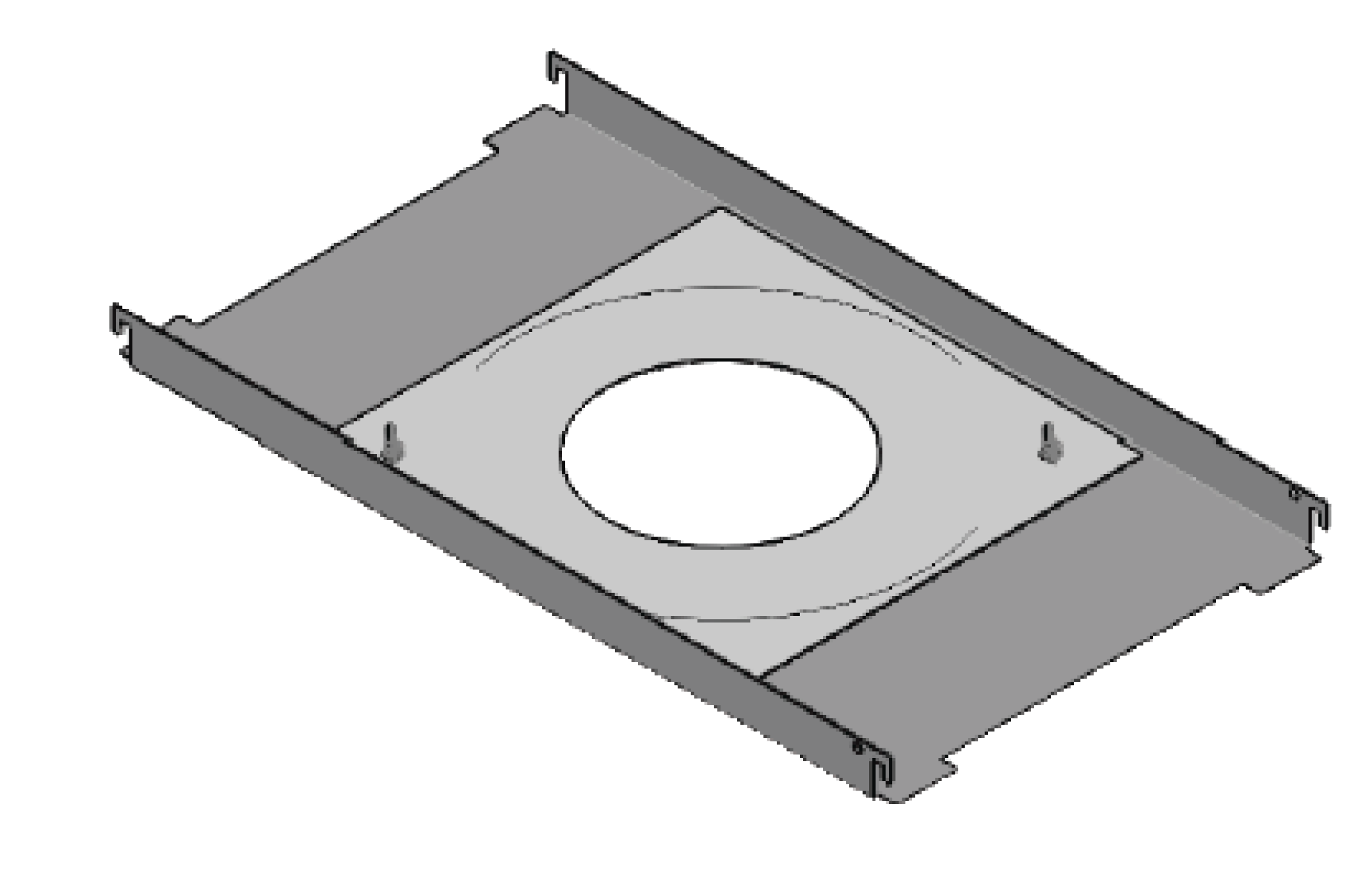 Hanwha Vision SBP-302FCeiling Tile Support Plate