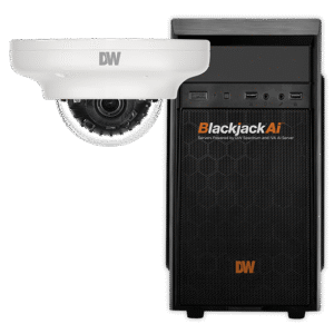 Digital Watchdog DW-MTAiV7KIT488  Blackjack Ai mid-size tower with vandal dome IP cameras kits