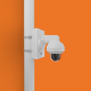 Digital Watchdog DWC-XSDE08Mi MEGApix Ai 4K low-profile vandal dome IP camera with a vari-focal lens and IR