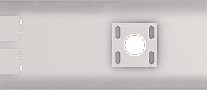 Hanwha Vision SBP-2CTW1 2'x2’ ceiling tile, 1.5” NPT female thread