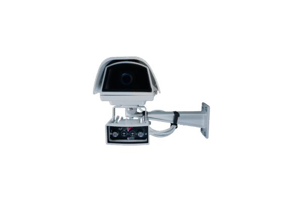 Hanwha Vision PNB-A9091RLPH4K AI LPR Box Camera Kit with Enclosure and IR