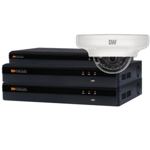 Digital Watchdog DW-VP12V7BUN28 VMAX IP G4 with vandal dome IP cameras kits