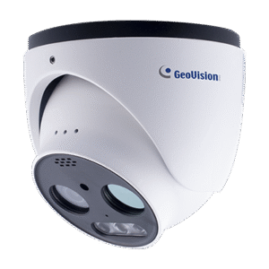 Geovision GV-TMEB5800 5MP H.265 Super Low Lux WDR Pro IR Thermal & Optical IR Fixed Eyeball Dome IP Camera