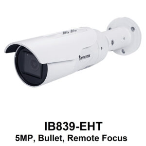 Vivotek IB839-EHT-1Y VORTEX Essent. 5MP IR IP66 Extrm Temp Bullet w/ 1-yr license