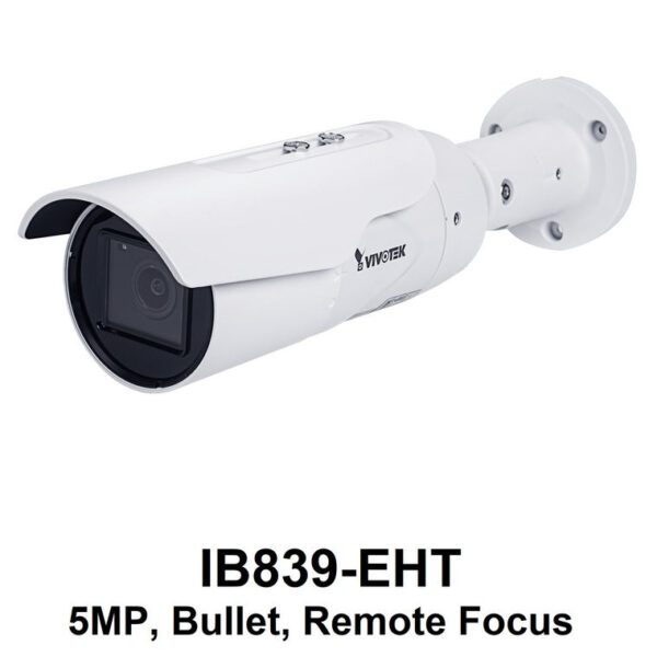Vivotek IB839-EHT-1Y VORTEX Essent. 5MP IR IP66 Extrm Temp Bullet w/ 1-yr license