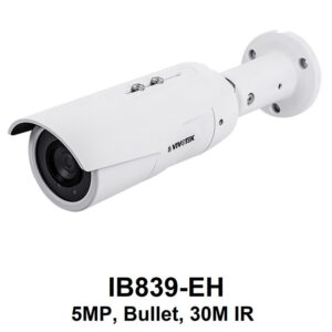 Vivotek IB839-EH-1Y VORTEX Essent. 5MP IR IP66 Extrm Temp Bullet w/ 1-yr license