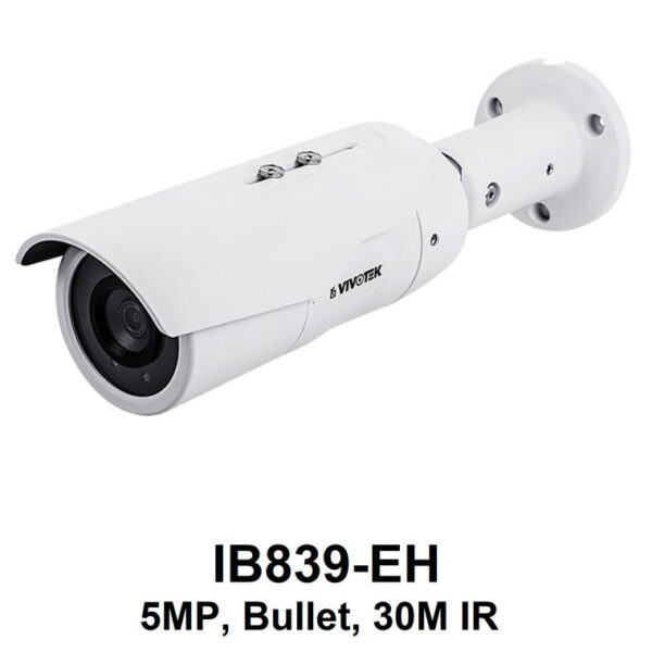 Vivotek IB839-EH-1Y VORTEX Essent. 5MP IR IP66 Extrm Temp Bullet w/ 1-yr license