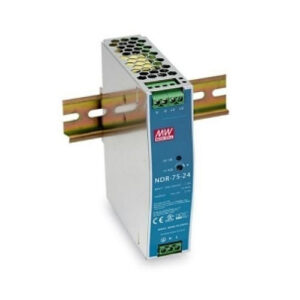 Vivotek NDR-75-48 75W Single Output Industrial DIN RAIL Power Supply, 48V