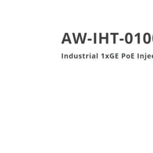 Vivotek AW-IHT-0100 Industrial Gigabit PoE Injector -40°C ~ 75°C (-40°F ~ 167°F)
