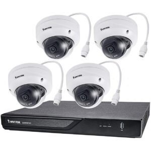 Vivotek ND9323P-2TB-4FD80A H.265 NVR,2TBHDD,8PoEPorts,4xFD9380-HF2 5MP30MIR OutdrDome