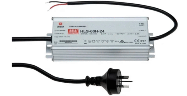 Vivotek HLG-60H-24 90~305VAC In, 24VDC/60Wut, IP67, -40?~70?