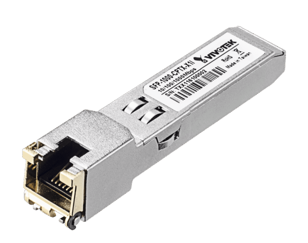 Vivotek SFP-1000-CPTX-X1I Industrial Gigabit SFP to RJ45 Module
