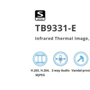 Vivotek TB9331-E(8.8mm) 720x480 H.265 Infrared Thermal Bullet, 8.8mm Lens