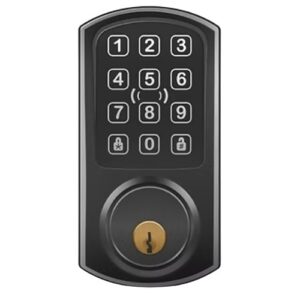 ProdataKey RLDBPKB Red Wireless Deadbolt Lock with Keypad, Bluetooth and Prox, Black