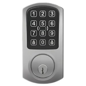 ProdataKey RLDBPKS PDK Red Wireless Deadbolt Lock, Satin Chrome